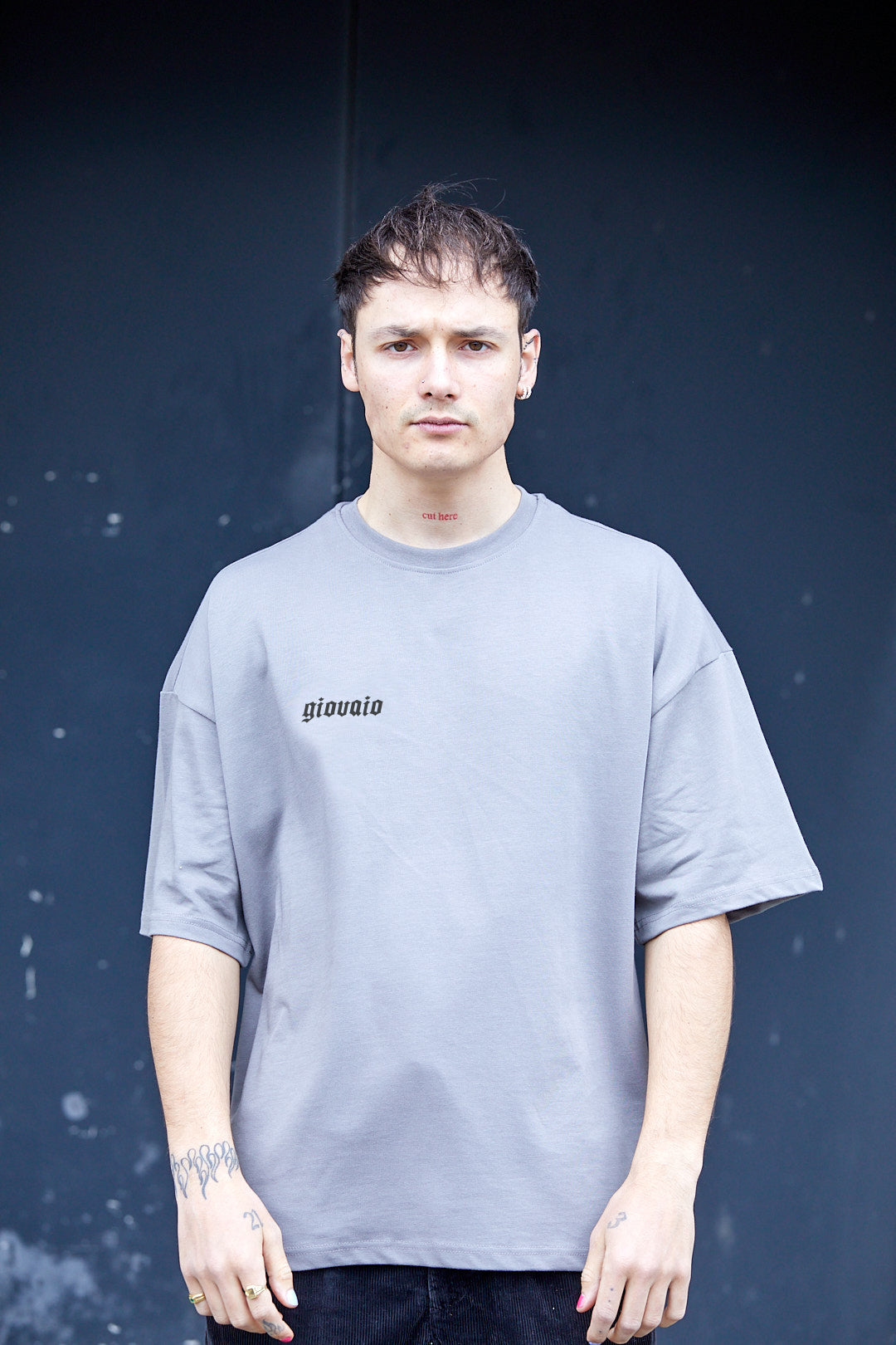 Tee Base Logo Cool Gray