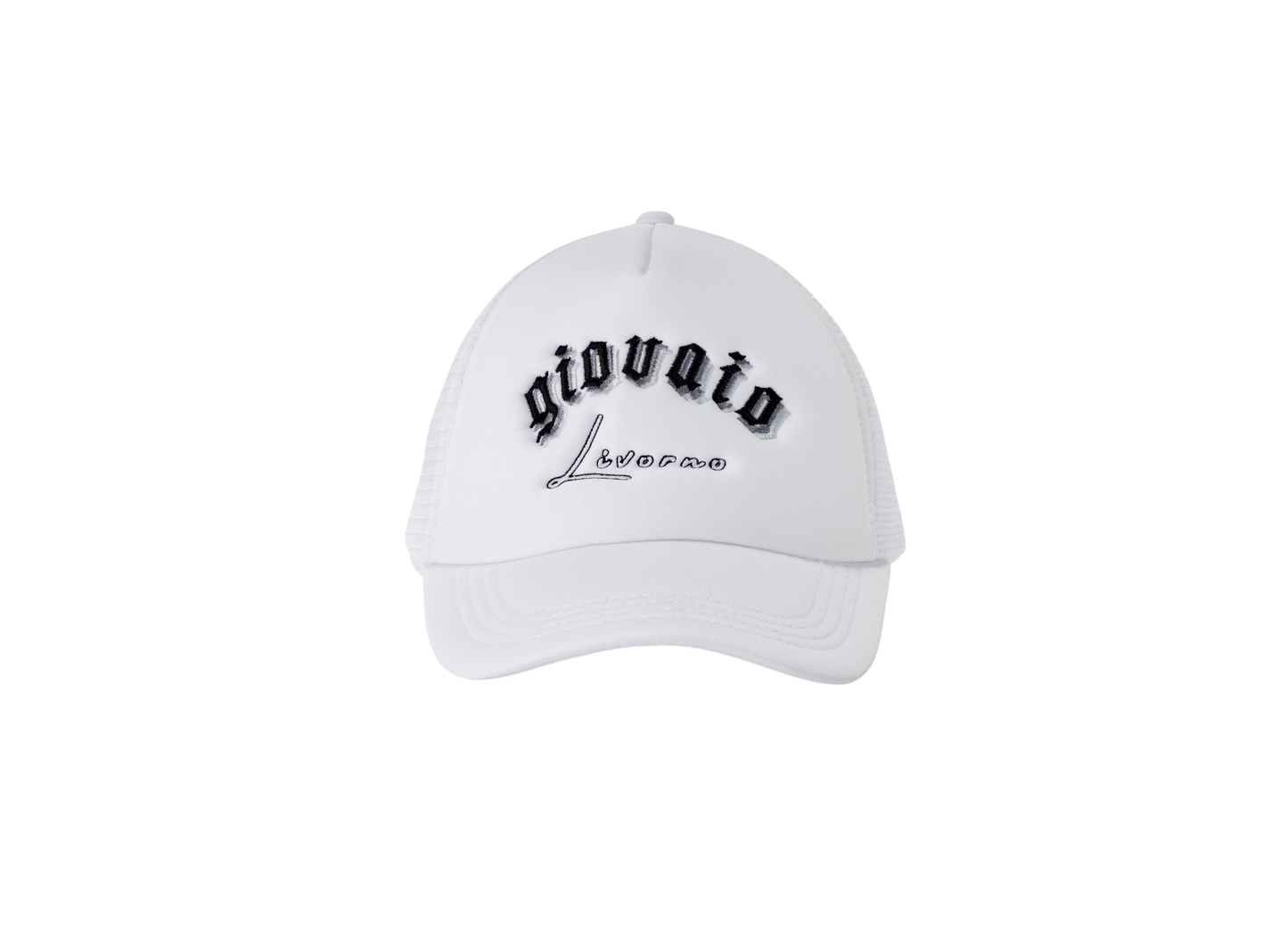 Trucker cap white "Giovaio Livorno"